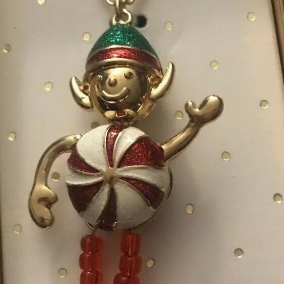 PEPPERMINT ELF NECKLACE - Picture 1 of 8